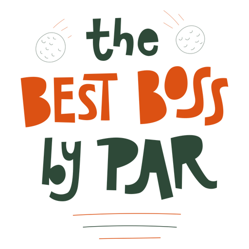 Trabaja mejor cita de jefe Diseño PNG