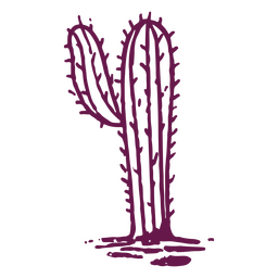 Ícone de cacto de curso de cinco de maio Desenho PNG