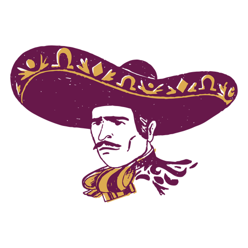 Cinco de mayo mariachi icon PNG Design