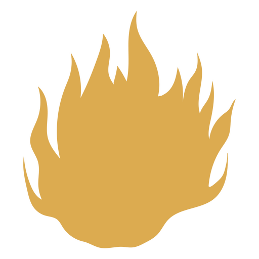 Icono de fuego plano cinco de mayo