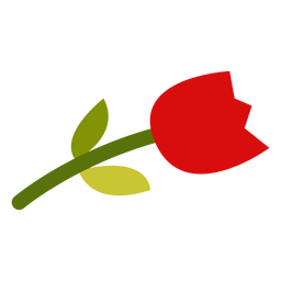 Cinco de mayo side flower rose icon PNG Design