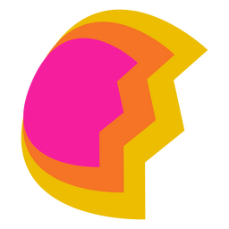 ícone plano de cinco de maio Desenho PNG