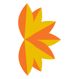 Cinco de mayo flower petals flat icon PNG Design Transparent PNG