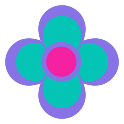 Cinco de mayo peace flower flat icon PNG Design