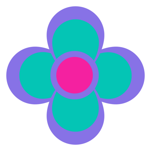 Cinco de mayo peace flower flat icon