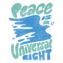 Not war textured quote peace PNG Design Transparent PNG