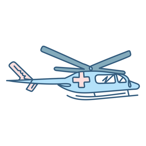Medicine helicopter icon PNG Design