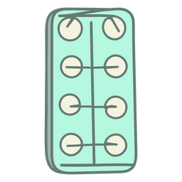 Icono de píldoras de atención médica de medicina Diseño PNG