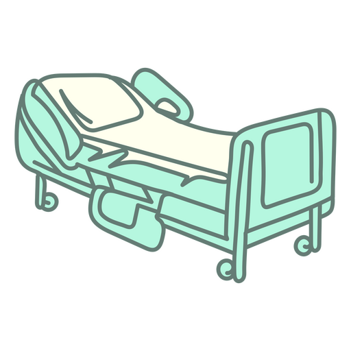 ícone de cama de hospital de medicina Desenho PNG