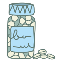 Medicine pill bottle icon Transparent PNG