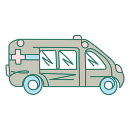 Symbol für Krankenwagen PNG-Design