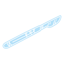 Icono de corte de bisturí de medicina Diseño PNG