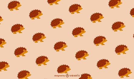 Little hedgehog pattern design