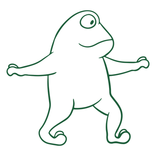 Yoga stroke frog warrior