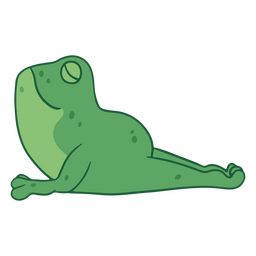 Cobra de rana de dibujos animados de yoga Transparent PNG