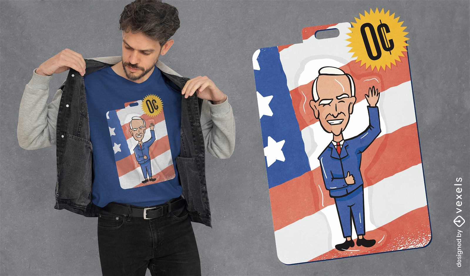 Diseño de camiseta de juguete político de Joe Biden