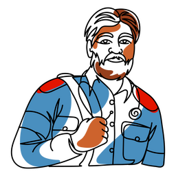 Medicina salud médico línea continua personas Diseño PNG