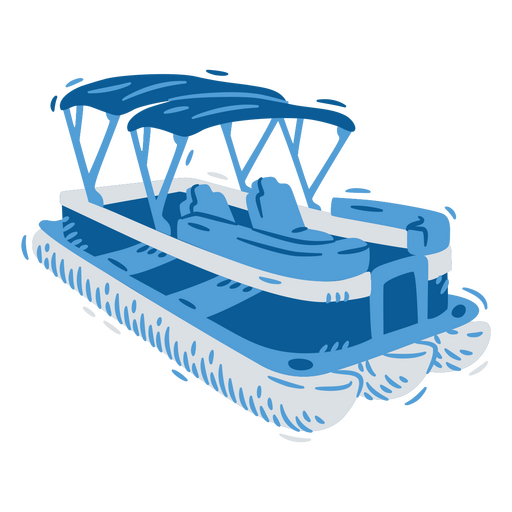 Launch boat flat water transport PNG Design