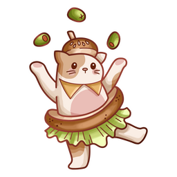 Katzenfutter Hamburger Essen Charakter PNG-Design