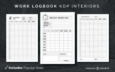 Workout Tracker Logbook KDP Interior