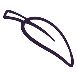 Flaches Blatt fällt ab PNG-Design