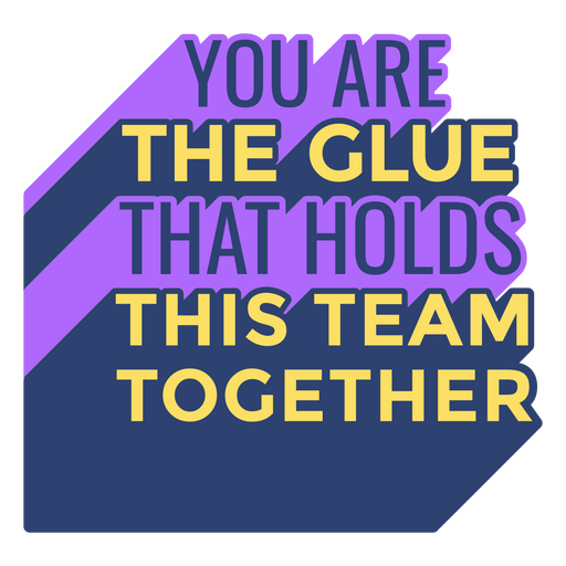 Work team quote PNG Design