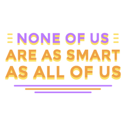 Motivationszitat für Teamarbeit PNG-Design