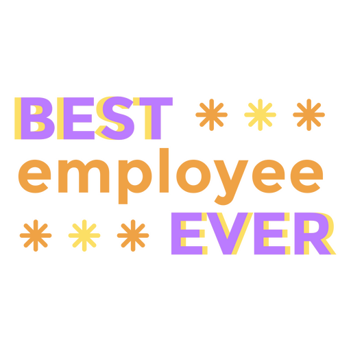 Best employee work motivational quote PNG Design