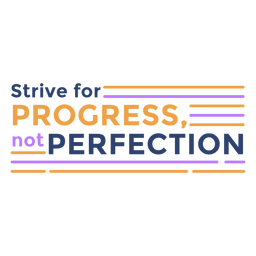 Citação motivacional de progresso de trabalho Desenho PNG