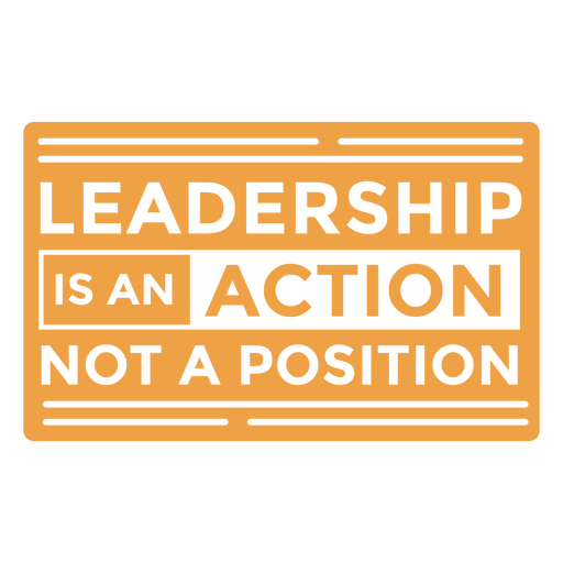 Leader work cut out quote PNG Design