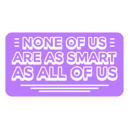 Trabalho em equipe cortou citação motivacional Desenho PNG