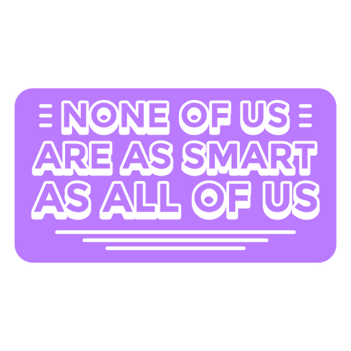Team work cut out motivational quote PNG Design