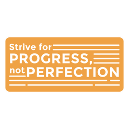 Work progress cut out motivational quote PNG Design Transparent PNG