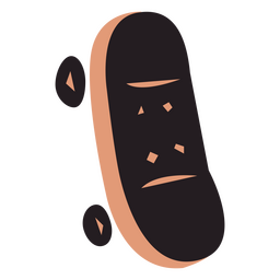 Stehende Skateboardillustration PNG-Design