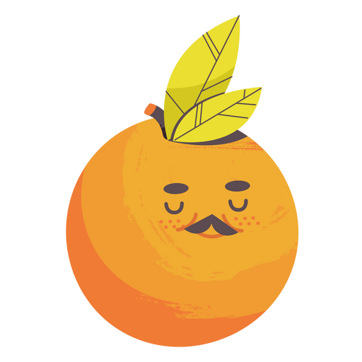 Personagem de pai laranja fofo do dia dos pais Desenho PNG