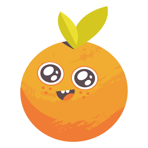 Personagem de criança laranja fofa do dia dos pais Desenho PNG