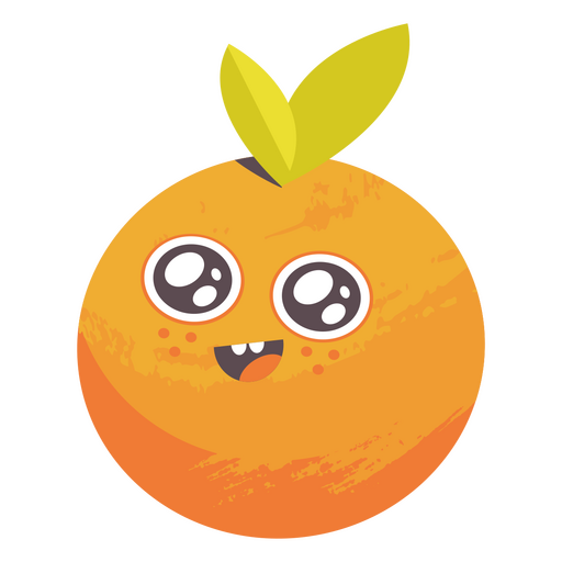 Vatertag süßer orangefarbener Kindercharakter PNG-Design