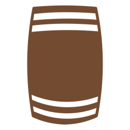 Barril salvaje oeste silueta Diseño PNG