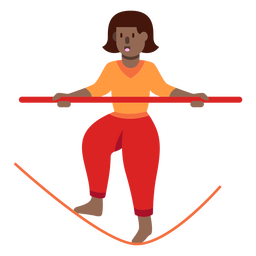 Pessoas de ginástica de circo Desenho PNG