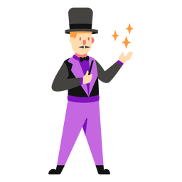 Zirkusmagier-Leute PNG-Design