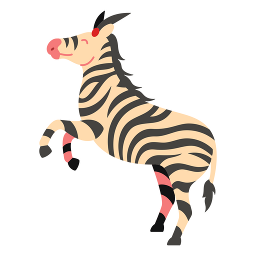 Zirkus-Zebra-Tier PNG-Design