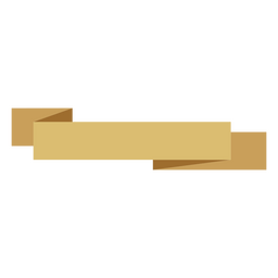 Goldenes Flachband PNG-Design Transparent PNG