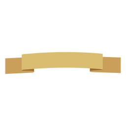 Simple ribbon semi-flat lace PNG Design Transparent PNG