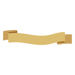 Simple ribbon delicate semi-flat lace PNG Design
