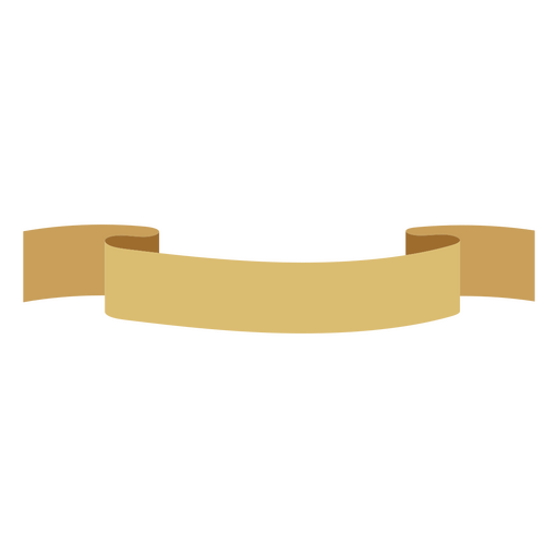 Etiqueta simple delicada cinta semiplana Diseño PNG