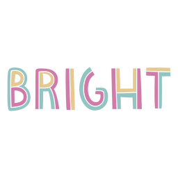 5 letter word with bright