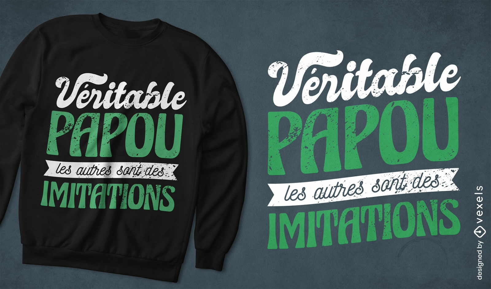Grandpa french quote t-shirt design