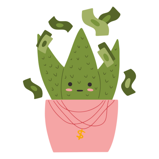 Design PNG E SVG De Personagem Fofo De Cacto De Barra De Ouro