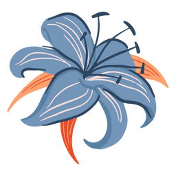 Blütenblätter Natur-Symbol PNG-Design