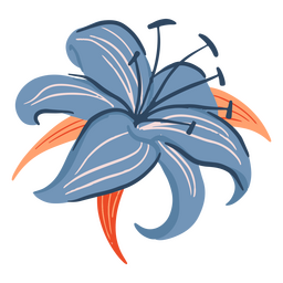Flower petals nature icon PNG Design